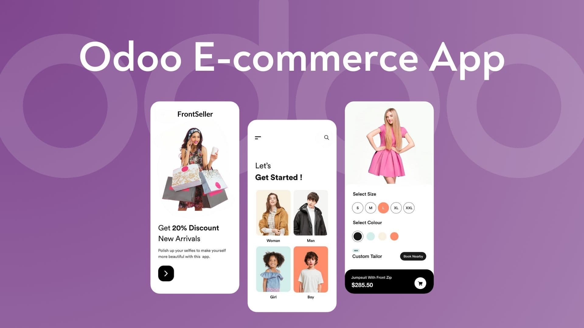 Odoo e-commerce mobile app for android and ios
