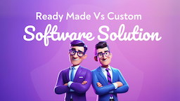 Readymade vs custom software solution